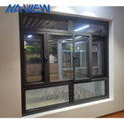 نافذة منزلقة حديثة عازلة للحرارة زجاج 2208 للمكتب
