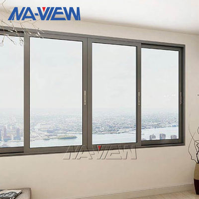 نوافذ ألمنيوم انزلاقية من الألومنيوم NAVIEW نوافذ منزلقة كبيرة PVDF